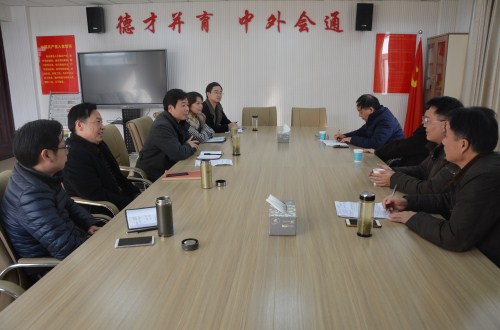 安庆师范大学伟德BV官网来公司考察交流