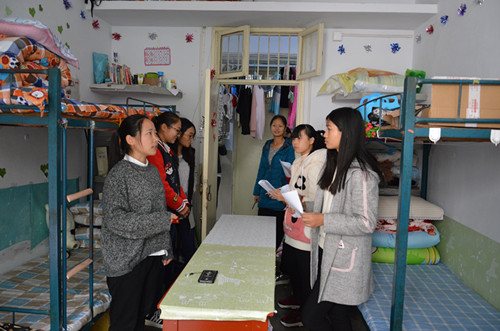 伟德BV官网顺利开展新生“绿色家园”宿舍评比活动