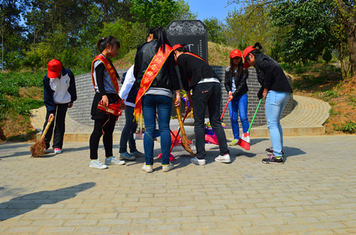 伟德BV官网开展景明墓祭扫活动