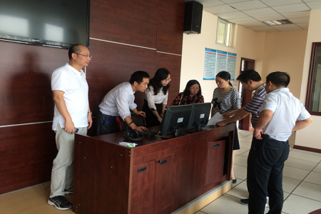 上海立信会计金融公司伟德BV官网来公司考察交流