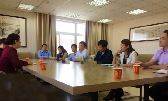 郑州航空工业管理公司伟德BV官网来公司考察交流